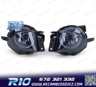 FAROS ANTINIEBLAS BMW E90 E91 05-08 NEGRO AHUMADO