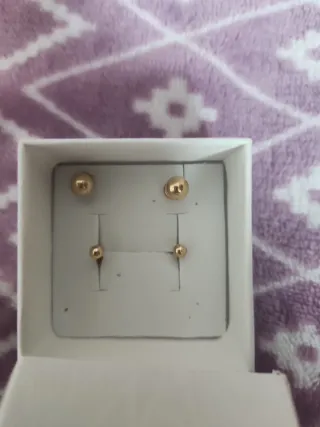 Pendientes de oro