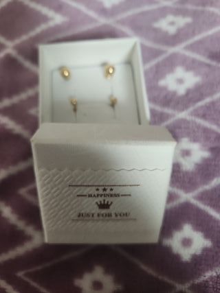 Pendientes de oro