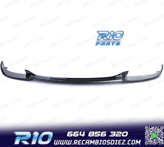 SPOILER LIP BMW E60 E61 07-09 LOOK M5 NEGRO BRILLO
