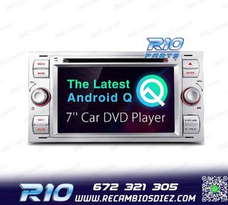 RADIO GPS ANDROID 12 PARA FORD FOCUS C-MAX FIESTA GALAXY KUG