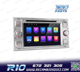 RADIO GPS ANDROID 12 PARA FORD FOCUS C-MAX FIESTA GALAXY KUG