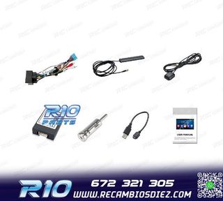 RADIO GPS ANDROID 12 PARA FORD FOCUS C-MAX FIESTA GALAXY KUG