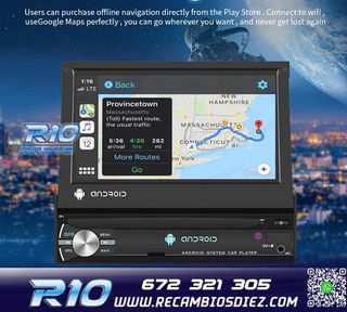 RADIO GPS ANDROID 1DIN TACTIL GPS