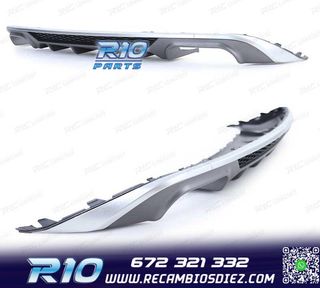 DIFUSOR AUDI A3 8V 16-20 LOOK S3