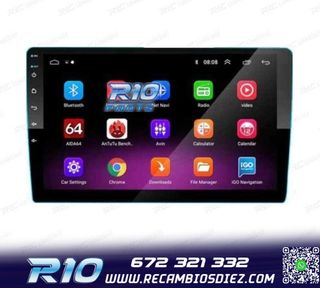 RADIO 9" GPS ANDROID 13 QUAD CORE 64GB ROM