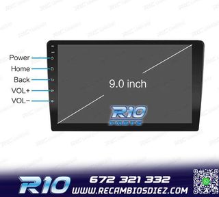 RADIO 9" GPS ANDROID 13 QUAD CORE 64GB ROM