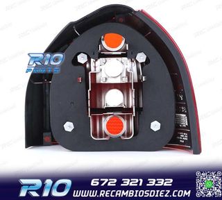 PILOTO IZQ PARA AUDI A3 96-00 LOOK FACELIFT ROJO
