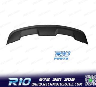 ALERON SPOILER TRASERO FORD MUSTANG 15-21 LOOK GT500 ABS NEG