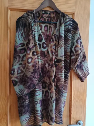 Vestido estampado floral talla única