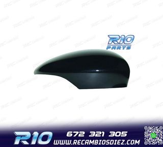 CARCASA ESPEJO DERECHO FORD FIESTA 08-16 NEGRO