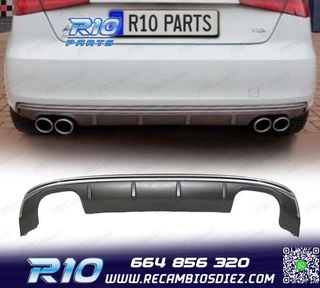 DIFUSOR AUDI A3 8V SPORTBACK 13- LOOK S3