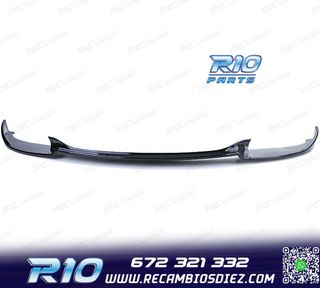 SPOILER LIP BMW E60 E61 07-09 LOOK M5 NEGRO BRILLO