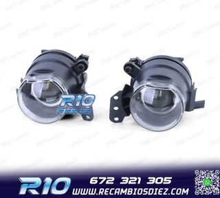FAROS ANTINIEBLAS CON LUPA PARAGOLPES BMW TIPO M