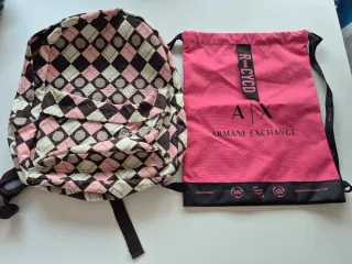Mochila y Bolsa Armani Exchange y Reebok 