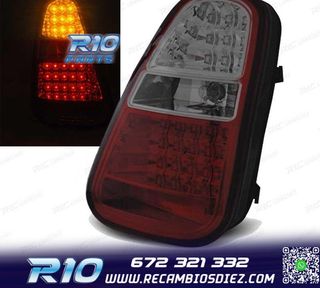 PILOTOS MINI COOPER R50 R52 R53 04-06 LED ROJO AHUMADO
