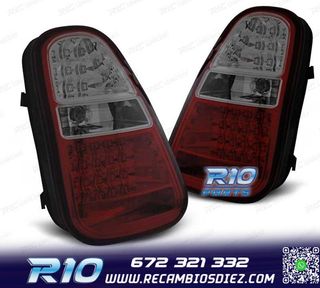 PILOTOS MINI COOPER R50 R52 R53 04-06 LED ROJO AHUMADO