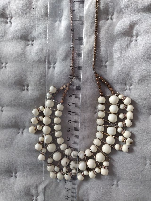 Collar corto gargantilla abalorio, regulable