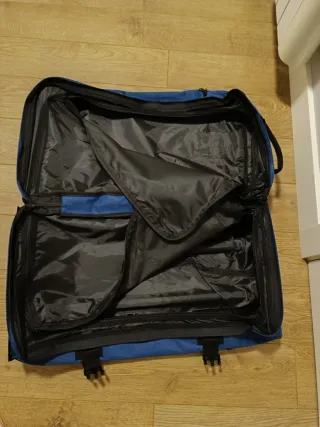 Bolsa de viaje con ruedas azul
