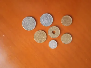 Colección de monedas antiguas
