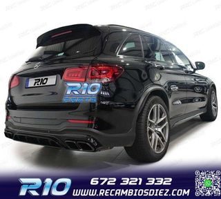 DIFUSOR MERCEDES GLC X253 15-18 LOOK AMG PDC + COLAS ESCAPE