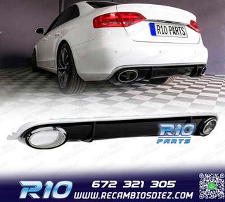 DIFUSOR AUDI A4 B8 07-11 LOOK RS4