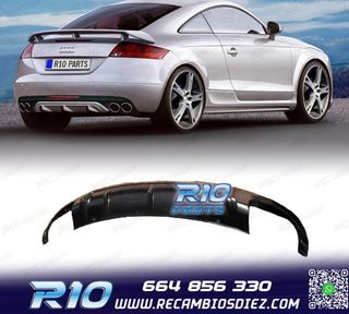 DIFUSOR AUDI TT 8J 06-14 LOOK ABT NO S LINE