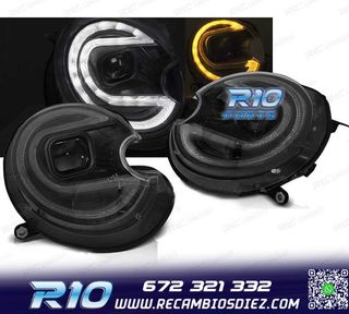 FAROS XENON MINI COOPER 06-14 LED NEGRO
