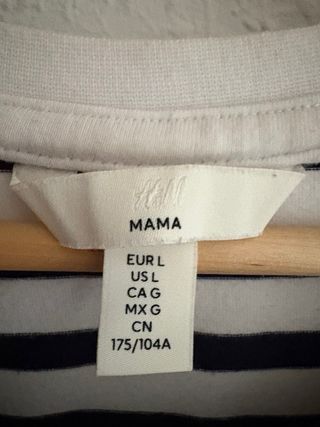 Camiseta de lactancia rayas