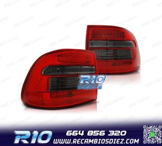 PILOTOS PORSCHE CAYENNE 03-07 LED ROJO AHUMADO