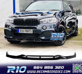 SPOILER LIP PARA BMW X5 F15 12-18 LOOK M PERFORMANCE NEGRO B