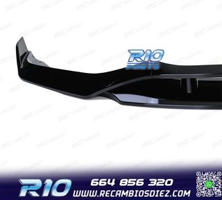 SPOILER LIP PARA BMW X5 F15 12-18 LOOK M PERFORMANCE NEGRO B