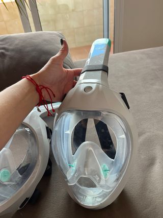 Máscara Snorkel Integral Blanca TALLA SM