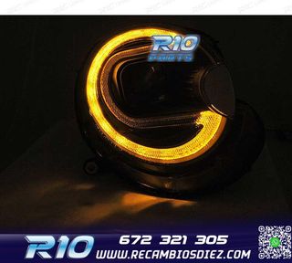 FAROS XENON MINI COOPER 06-14 LED NEGRO