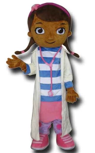 Mascotte Doc Peluche per Compleanni ed Eventi