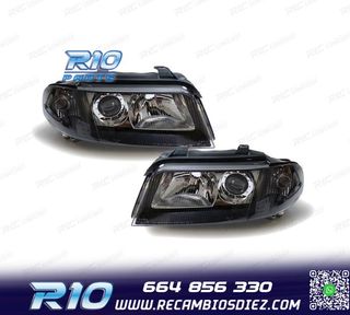 FAROS AUDI A4 B5 99-01 FONDO NEGRO