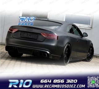 DIFUSOR AUDI A5 COUPE CABRIO 07-11 LOOK RIEGER