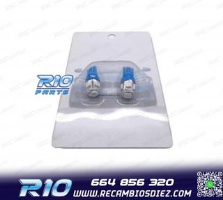 BOMBILLA LED AZUL W5W T10
