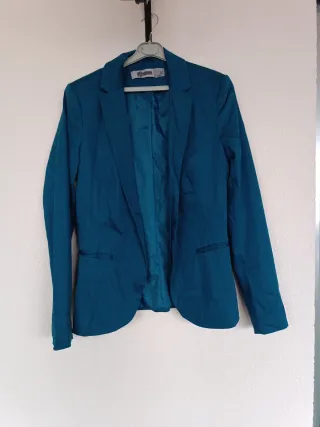Americana Mujer Talla M/38/10 Teal