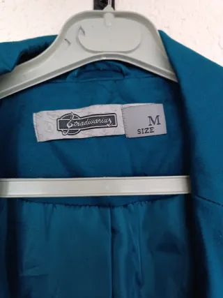 Americana Mujer Talla M/38/10 Teal