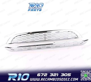 PARRILLA MINI COOPER R50 R53 01-06 S TYPE CROMADA