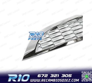 PARRILLA MINI COOPER R50 R53 01-06 S TYPE CROMADA