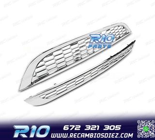 PARRILLA MINI COOPER R50 R53 01-06 S TYPE CROMADA