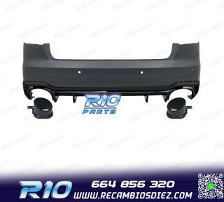 PARAGOLPES TRASERO AUDI A4 17-20 LOOK RS4