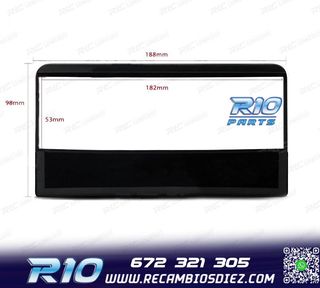 MARCO 1-DIN NEGRO FORD