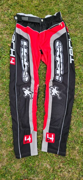 Pantalón Trial Hebo Tech 4 Rojo/Negro
