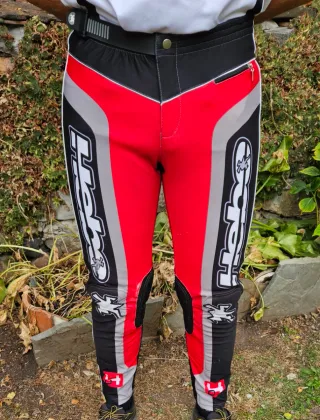 Pantalón Trial Hebo Tech 4 Rojo/Negro
