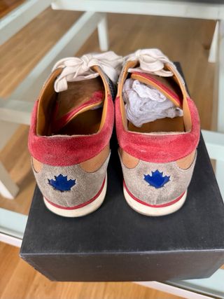 Zapatillas Dsquared2 Beige/Azul/Rojo