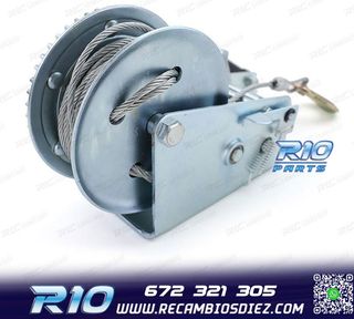CABRESTANTE PROFESIONAL 1500KG Y 10 METROS