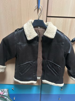 Giubbotto bimbo foderato marrone